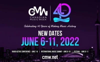 Canadian Music Week’s 40th Anniversary Begins Today!