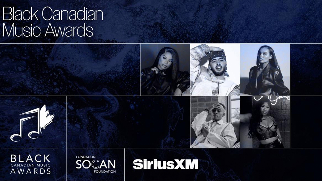 SOCAN Foundation Announces Winners of Fourth SiriusXM Black Canadian Music Awards